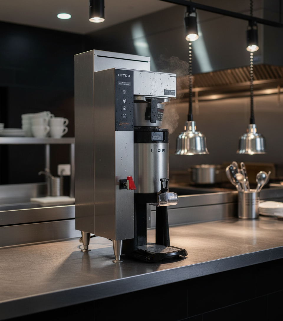 Fetco CBS-1251 Plus in restaurant kitchen