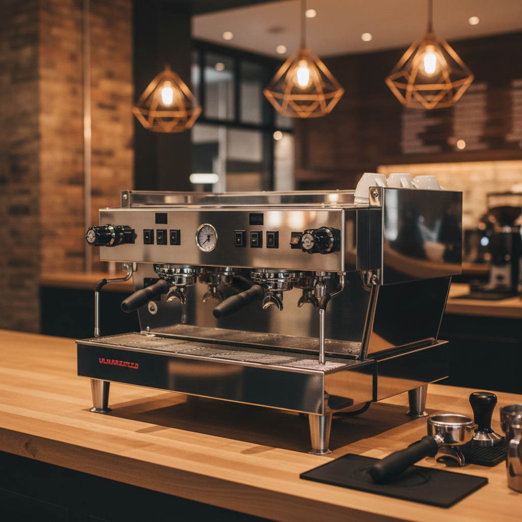 La Marzocco in elegant coffee bar