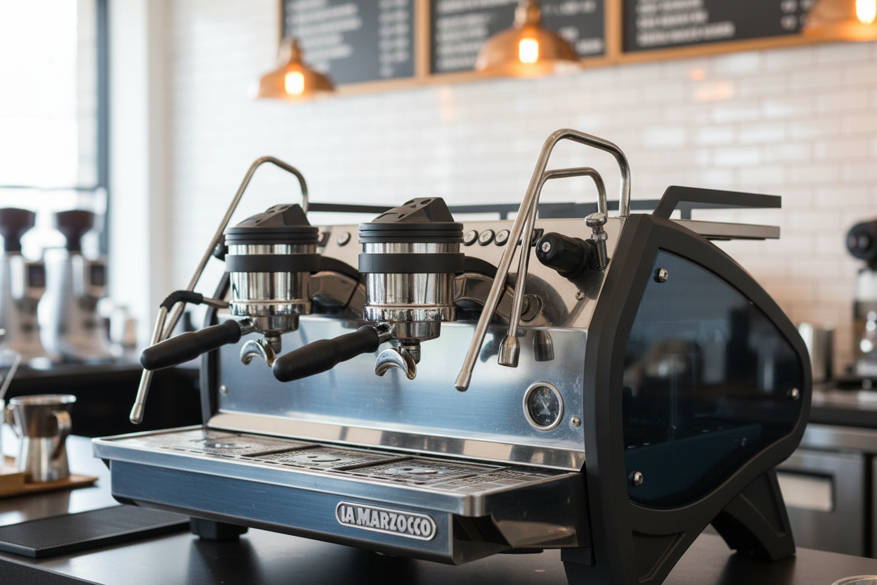 La Marzocco in contemporary coffee bar