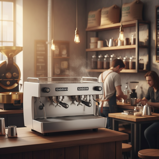 Gaggia Vetro Tall Cup 3 Group Commercial Espresso Machine