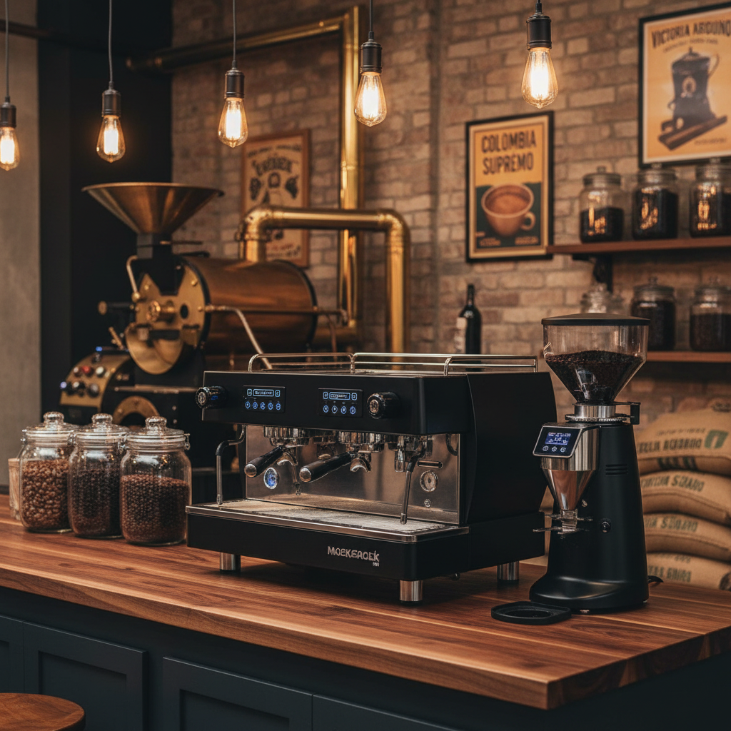 Equipment in coffee roastery