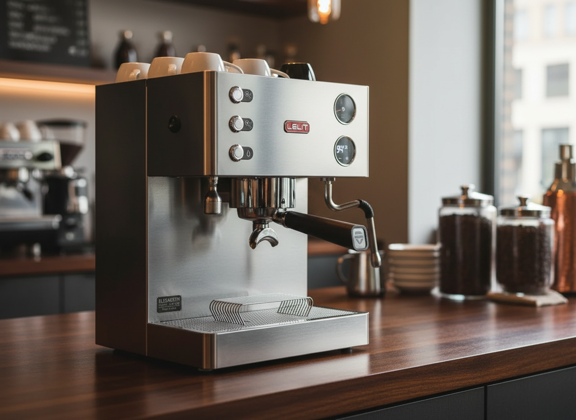 Lelit Elizabeth in upscale café setting