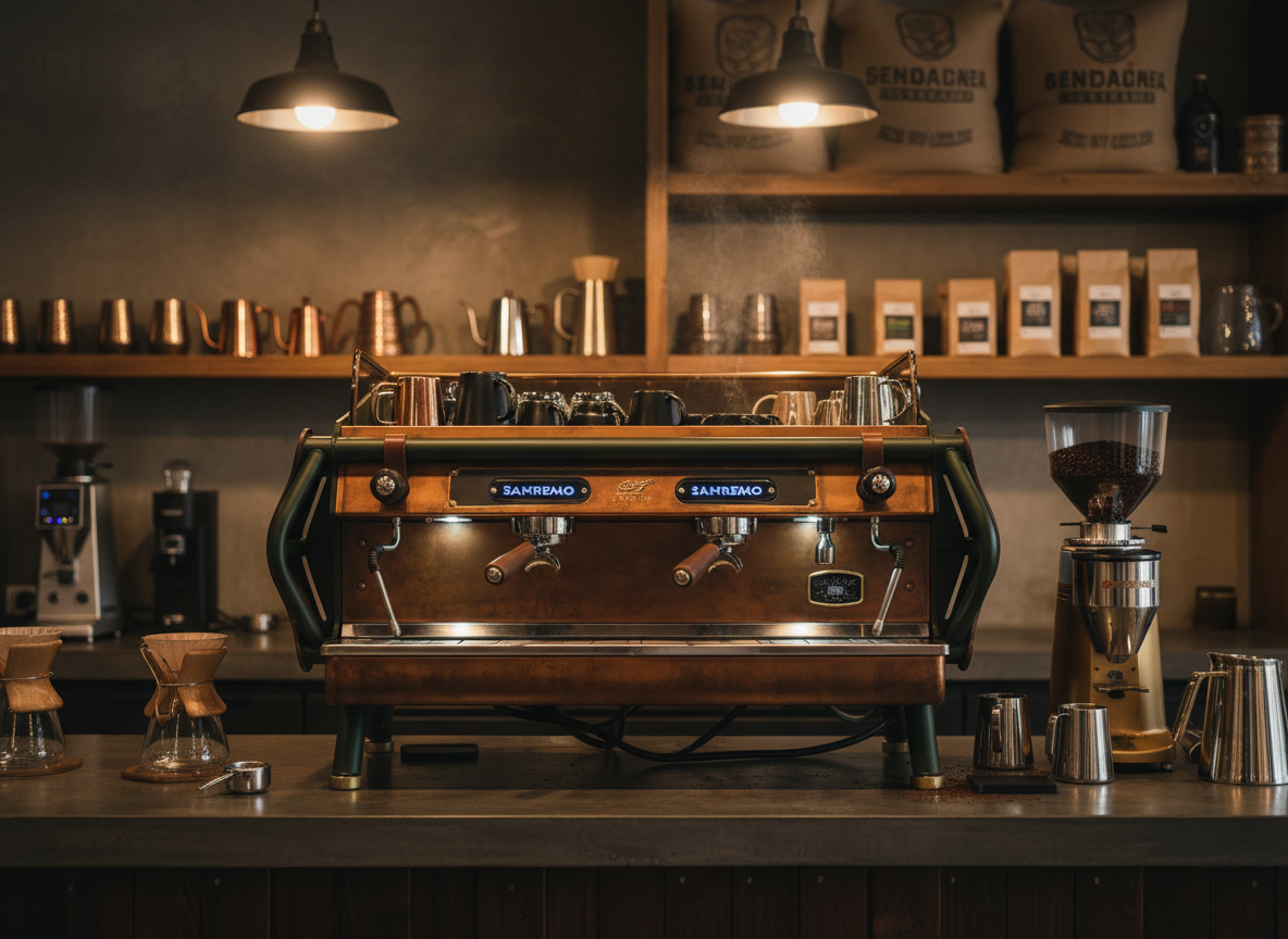 Sanremo Cafe Racer Renegade 2 Group Commercial Espresso Machine