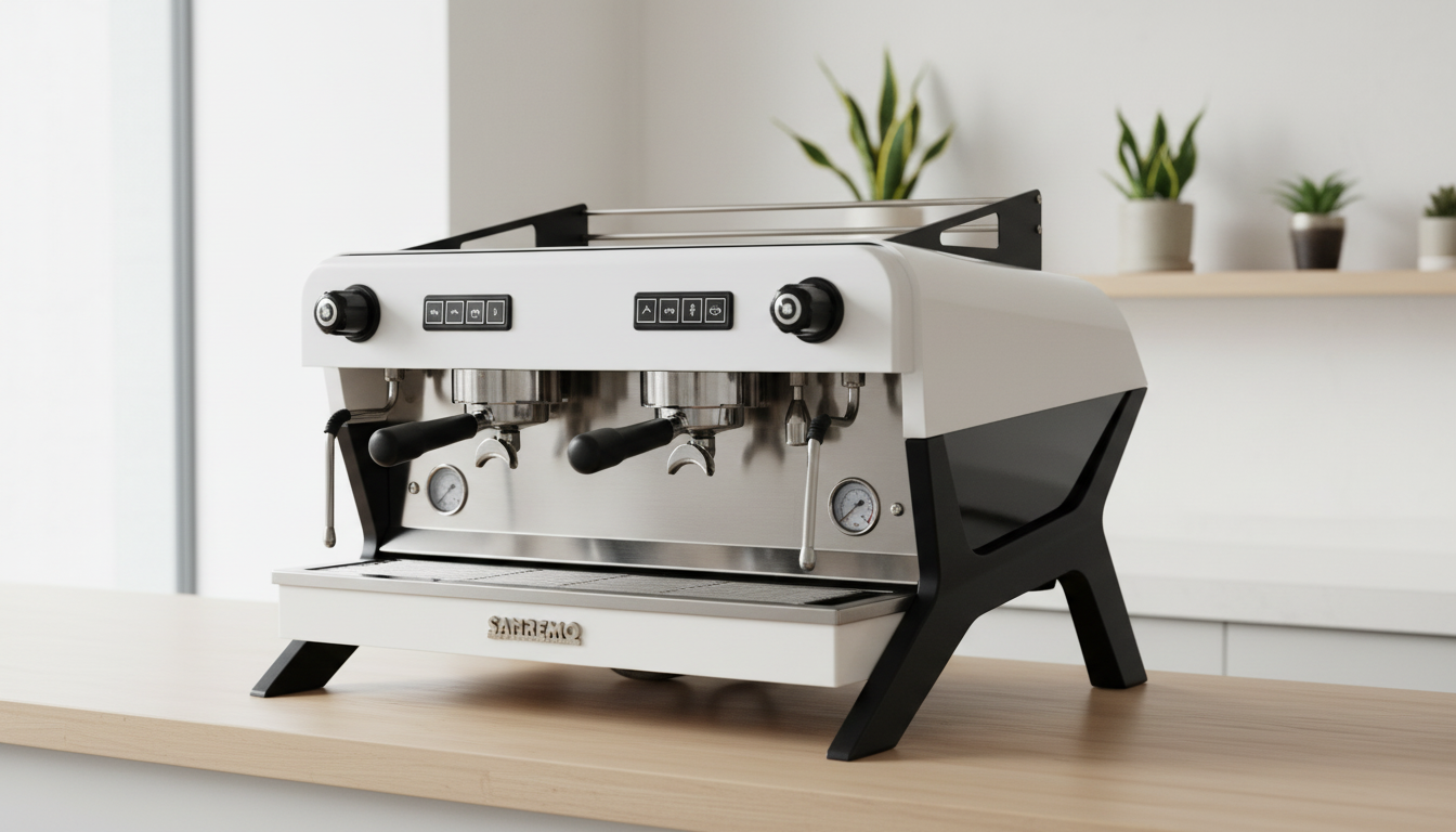 SanRemo F18 in Minimalist Café