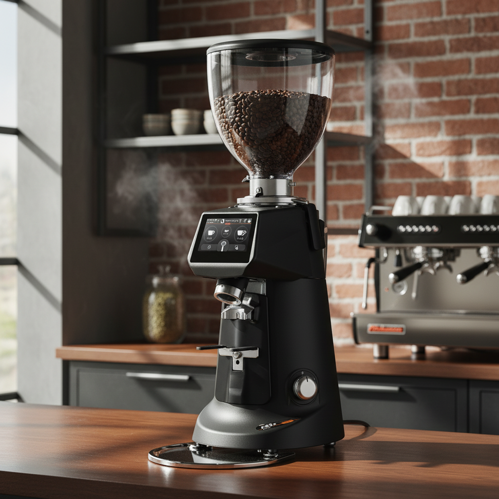 Fiorenzato F83 E Pro Sense in artisanal roastery setting