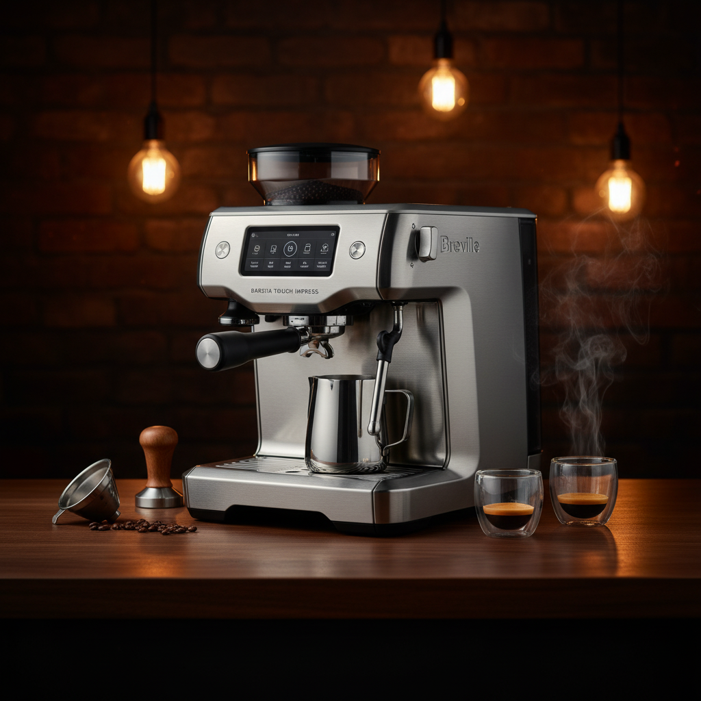 Dark luxury coffee bar