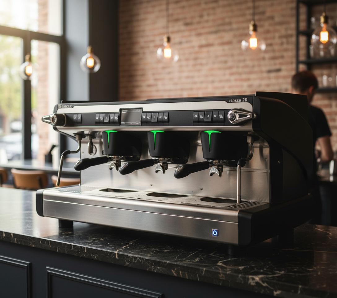 Rancilio Classe 20 SB in professional café setting