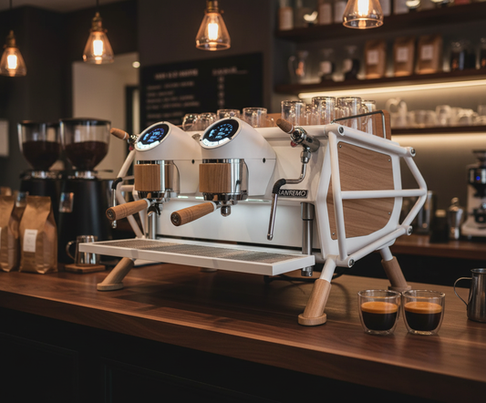Sanremo Cafe Racer in upscale coffee bar