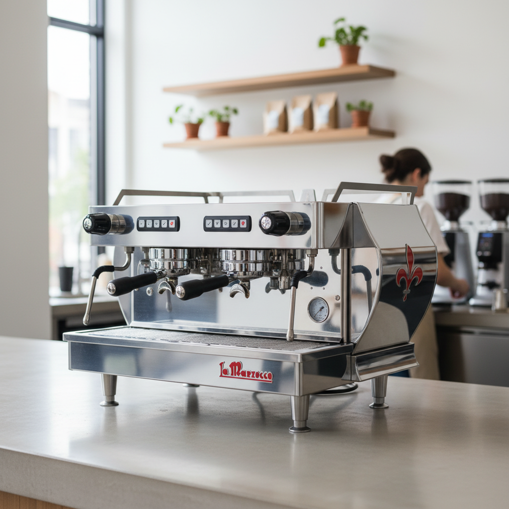 La Marzocco GB5 S AV 2 Group Commercial Espresso Machine With Scales