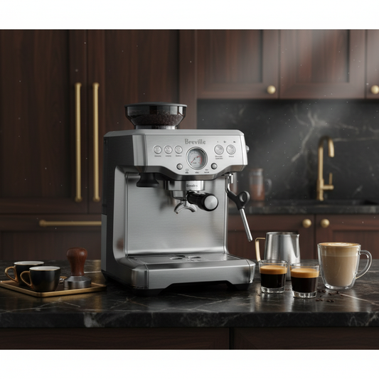 Luxurious home coffee bar