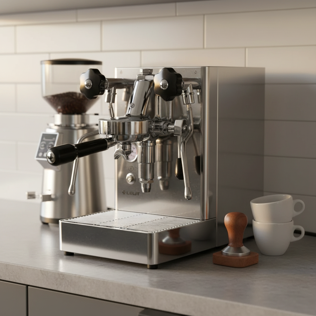 Lelit MaraX in modern home kitchen