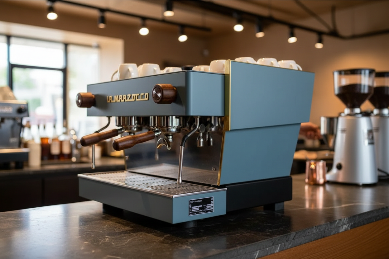 Espresso machine in upscale café