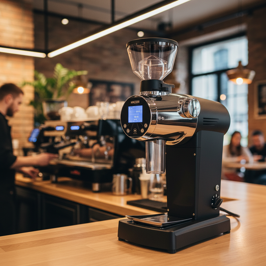 Mazzer ZM Filter in professional cafe setting