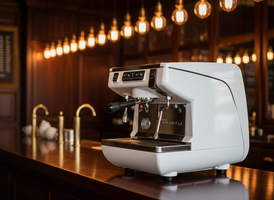 Elegant coffee bar backdrop
