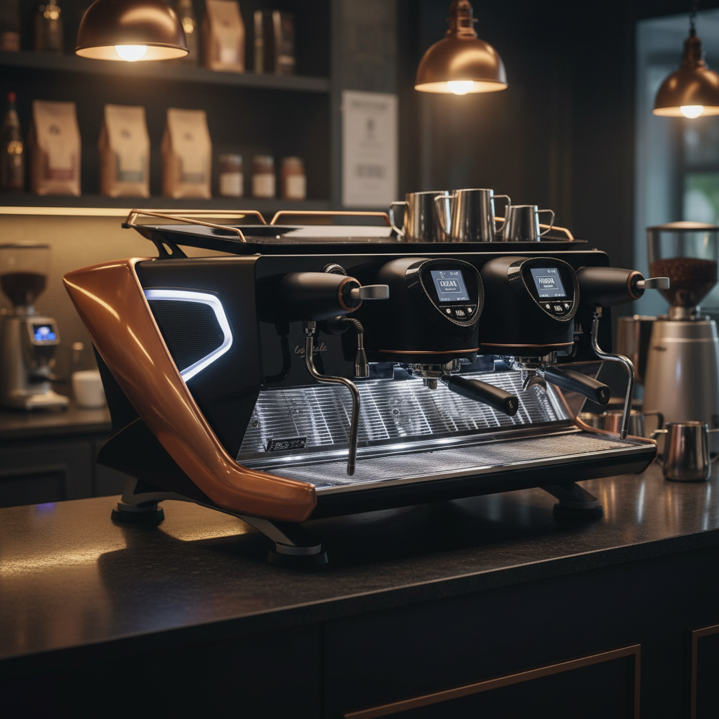 Gaggia La Reale DFC in professional barista workspace