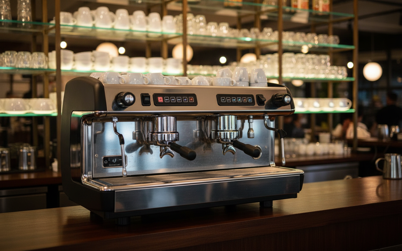 La Cimbali M39 in elegant café bar