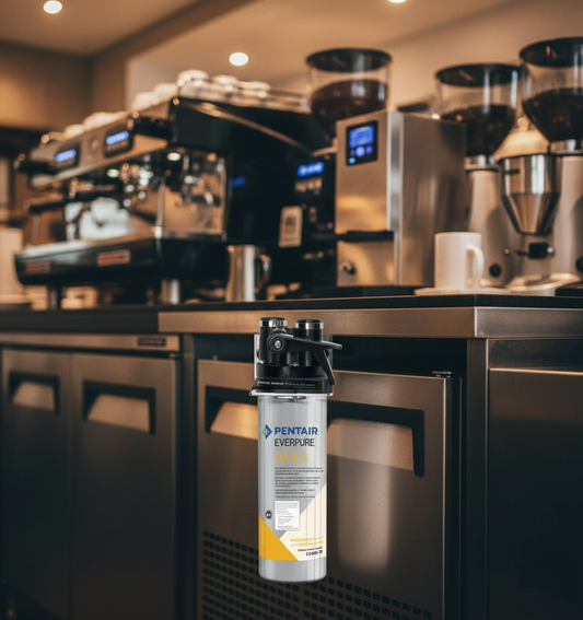 Pentair filter in coffee shop environment