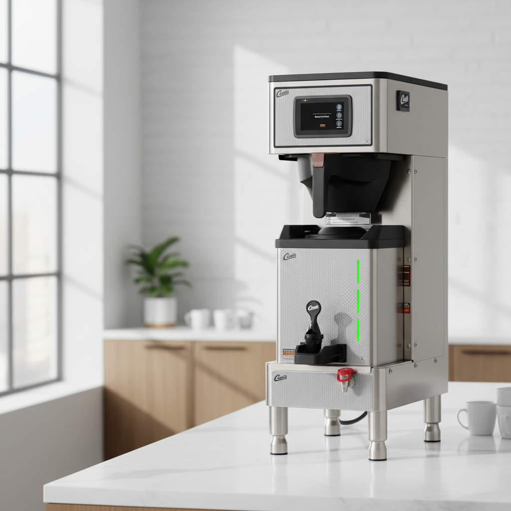 Coffee brewer in office setting