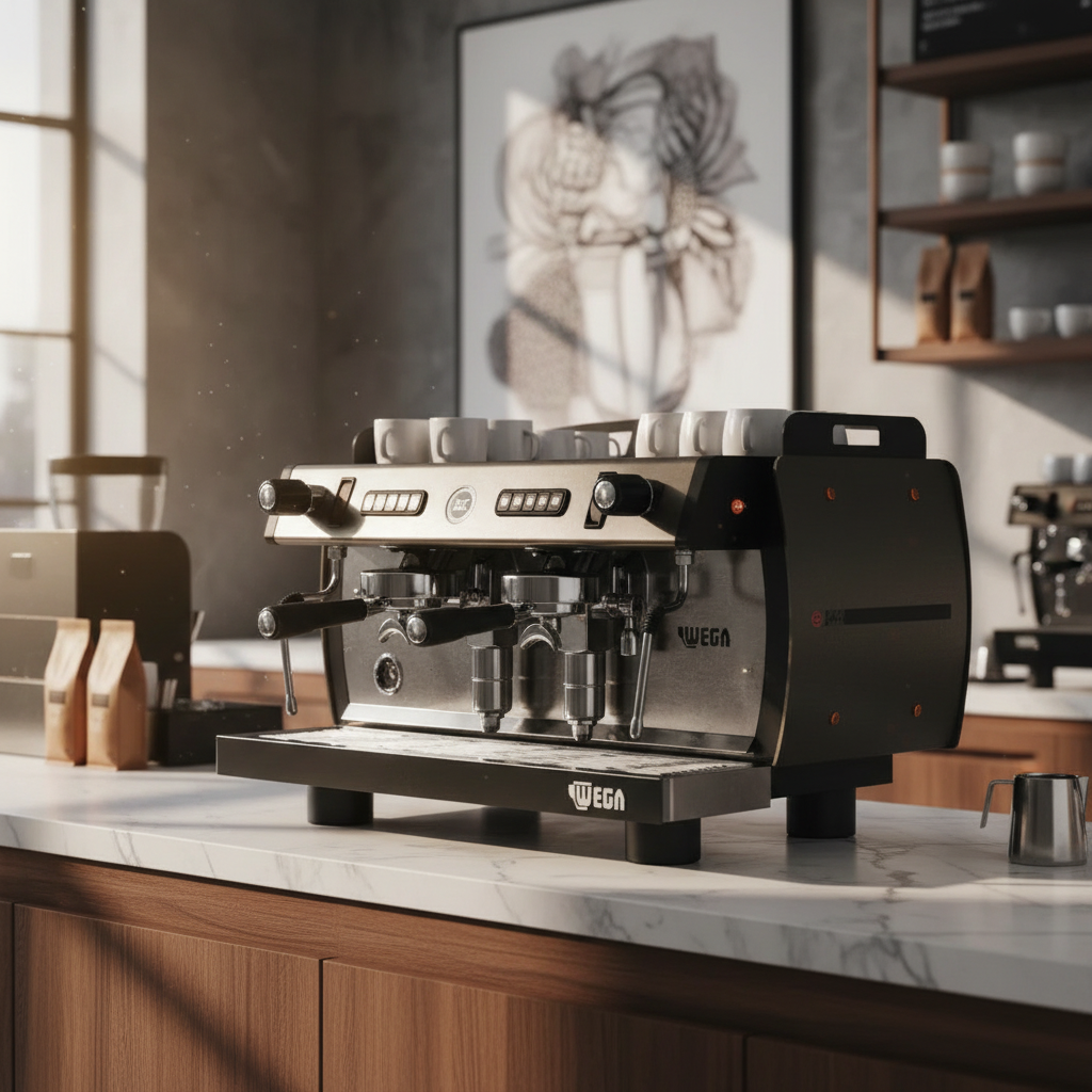 Wega W-Bar Auto-Volumetric 3 Group Commercial Espresso Machine (High Cup)