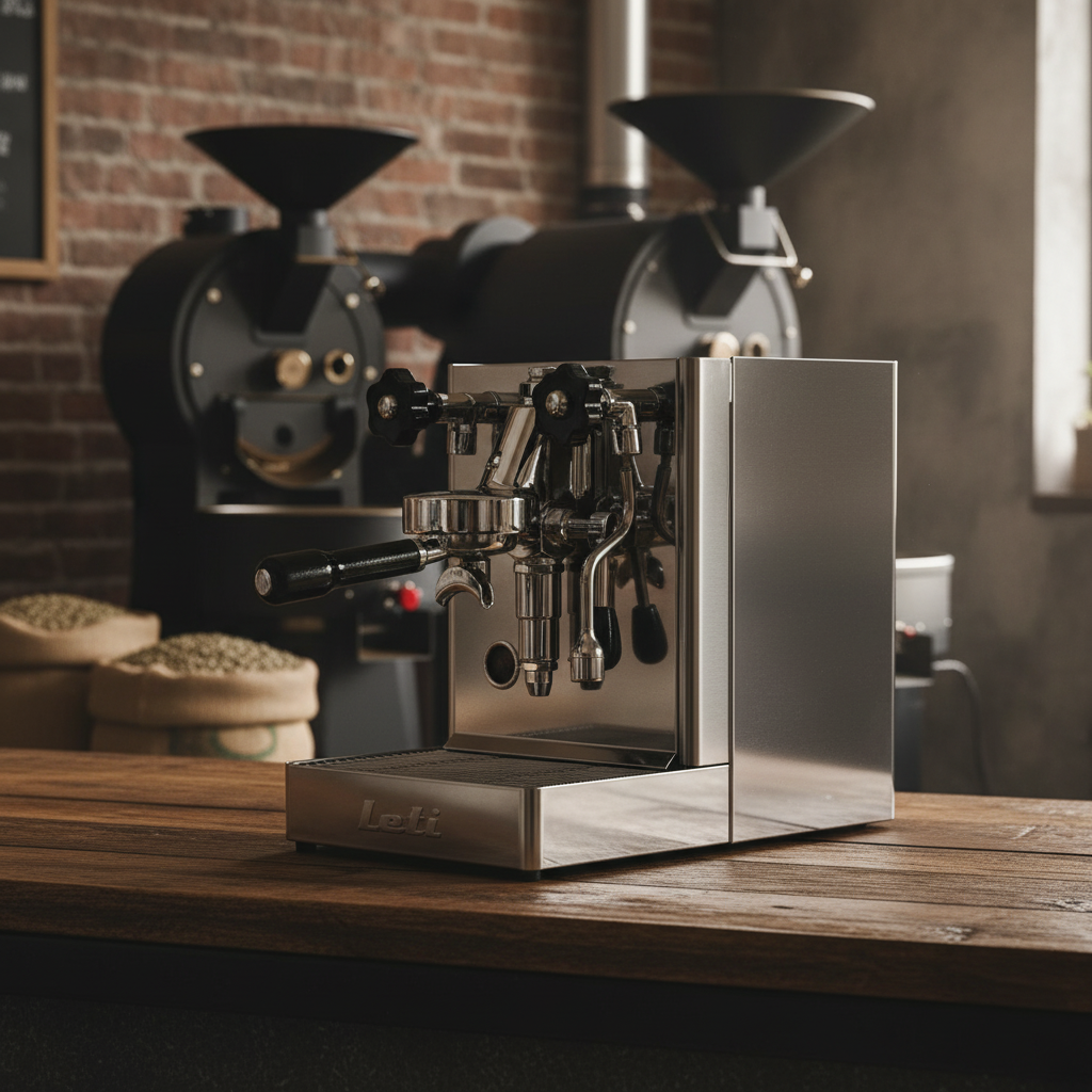 Lelit MaraX in artisanal roastery setting