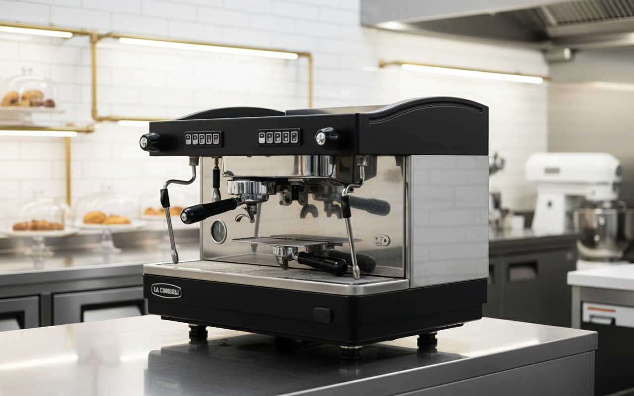 La Cimbali M27 in high-end bakery setting