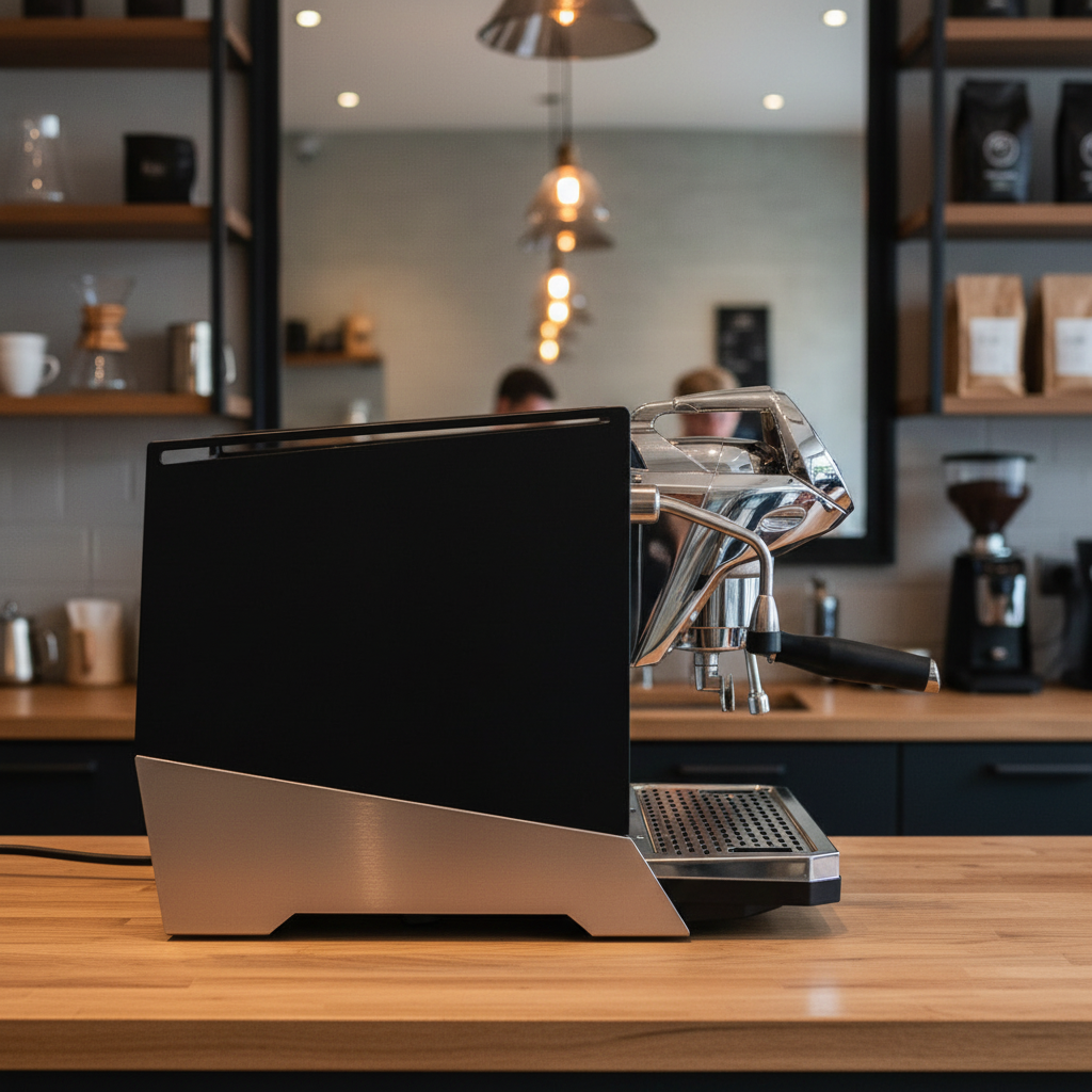 Faema Faemina in professional café - side view