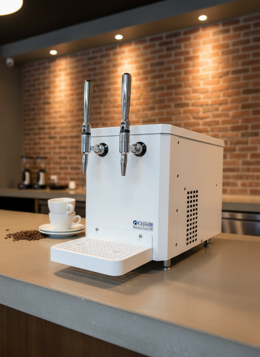 Crysalli Dispenser in Modern Café