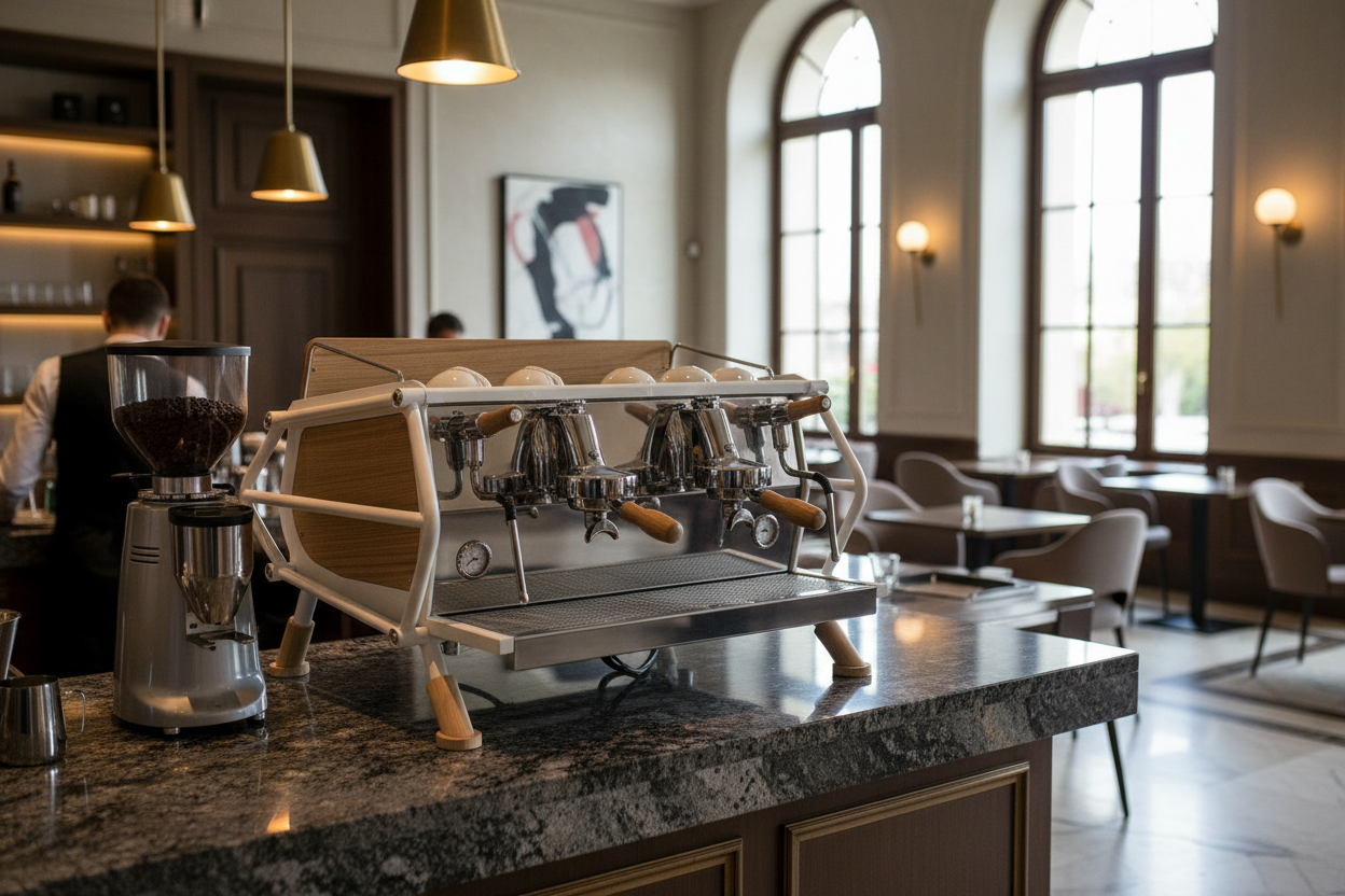 Sanremo Cafe Racer in Upscale Restaurant Setting