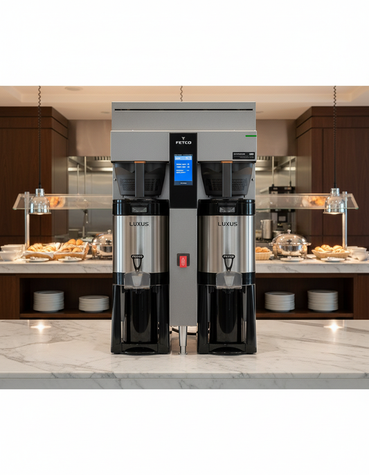 Fetco coffee brewer in upscale restaurant