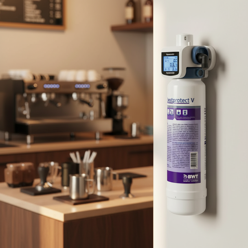 BWT filtration system in premium coffee shop