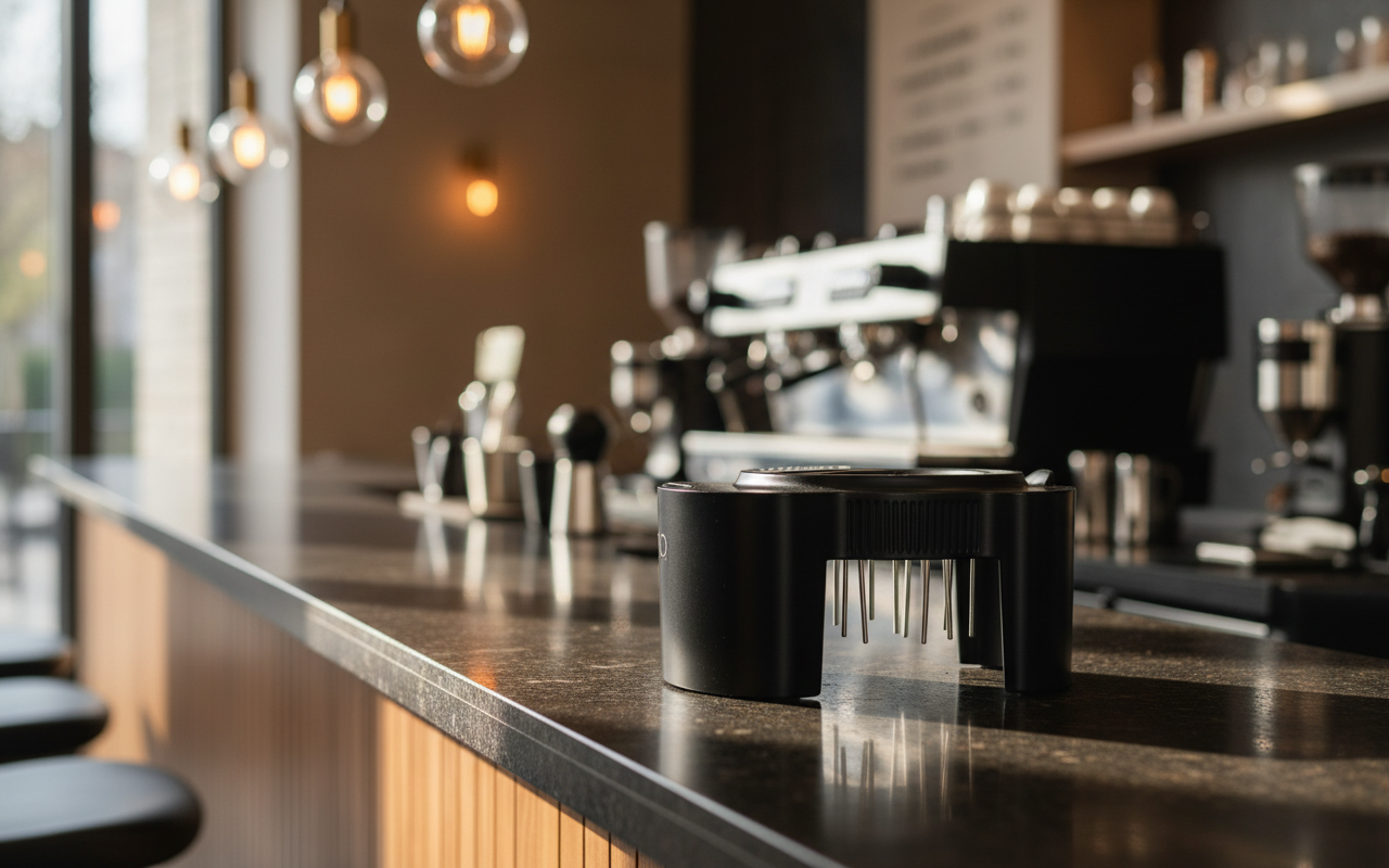 PUQ Navigator on espresso bar