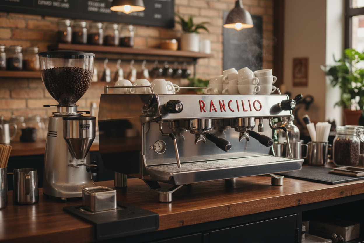 Rancilio RS1 in Barista Workspace
