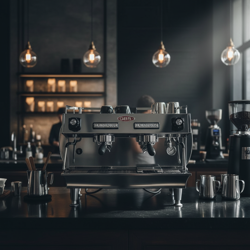 La Marzocco GB5 S AV 2 Group Commercial Espresso Machine With Scales