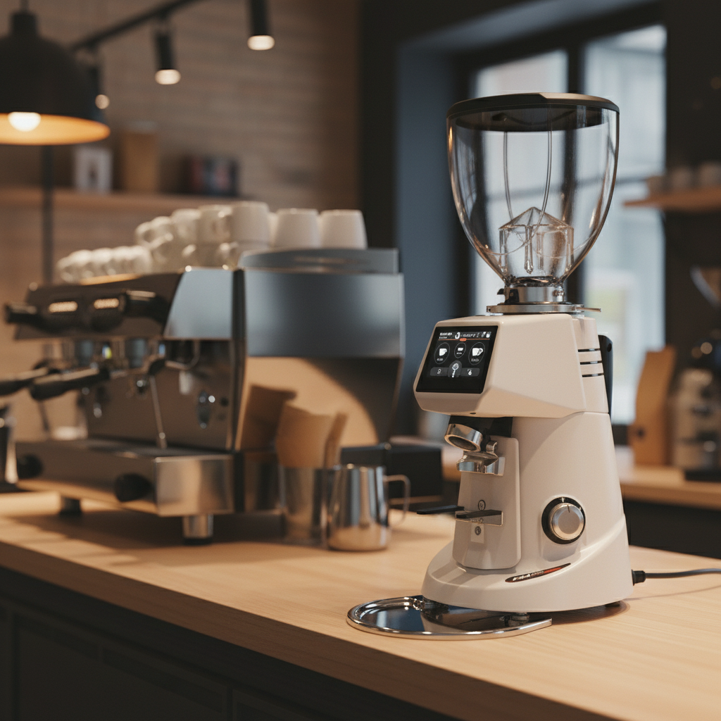 F64 EVO in Coffee Shop Setting