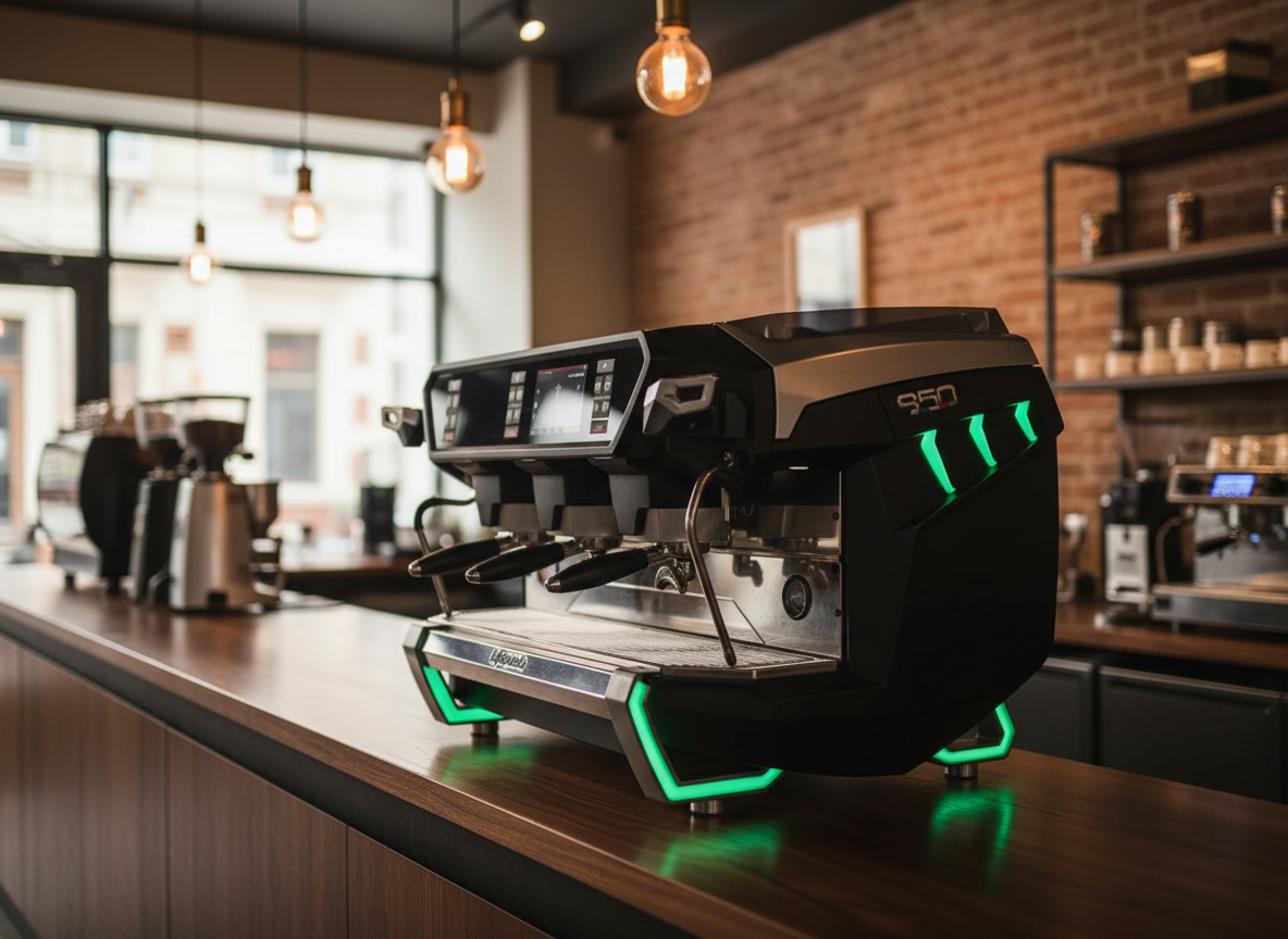 La Spaziale S50 in Coffee Shop Setting