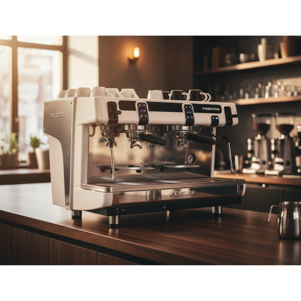 Faema Prestige in modern café setting