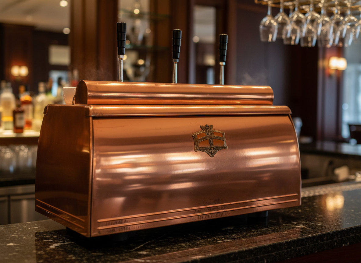 Victoria Arduino Athena Leva in elegant restaurant setting