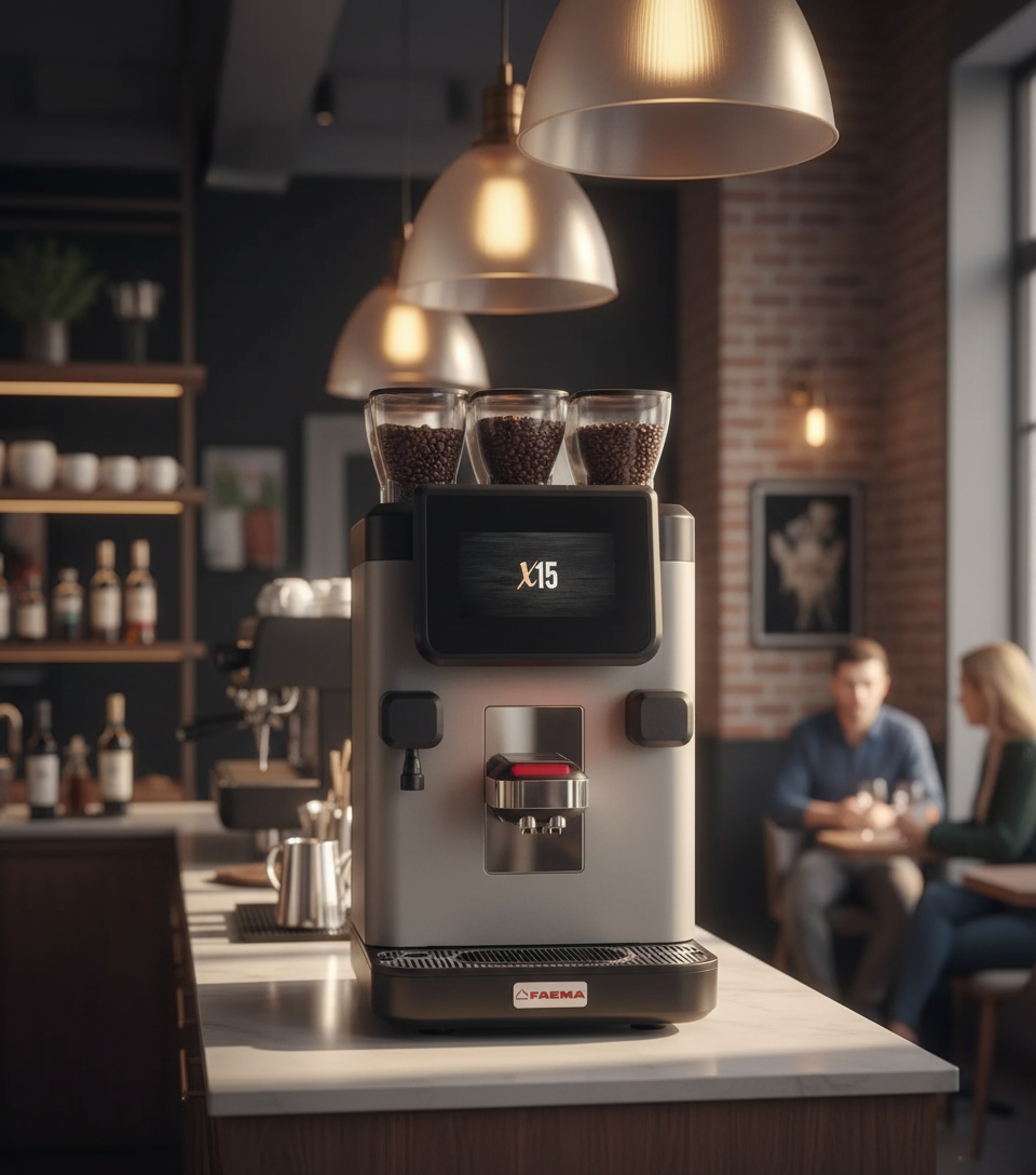Faema X15 CS11 in Premium Café Setting