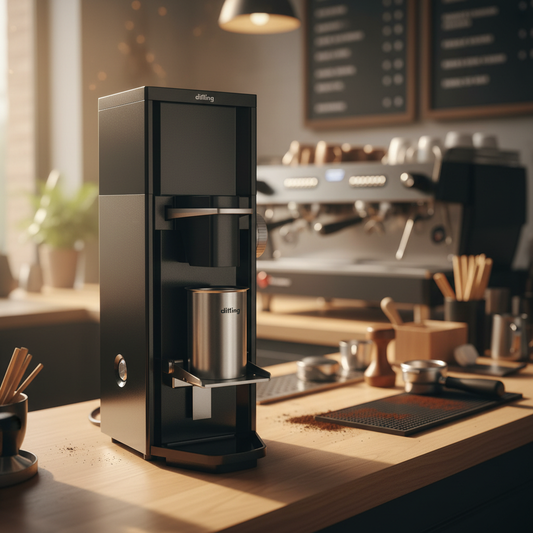 Ditting grinder in professional coffee shop