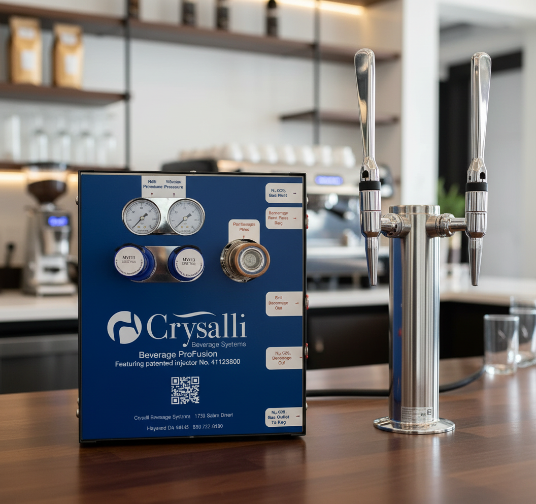 Crysalli Tapping Kit in Café Setting
