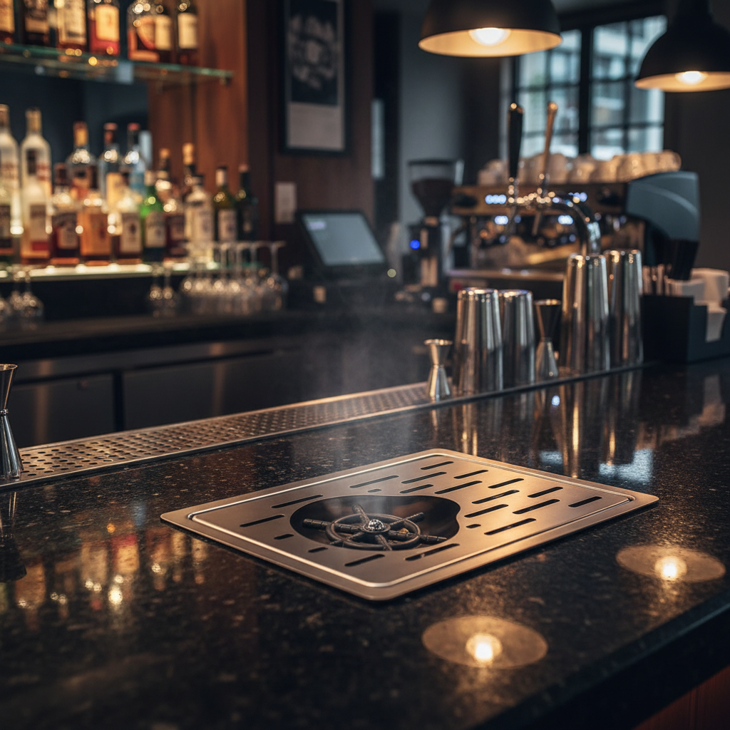 Pitcher rinser in upscale bar