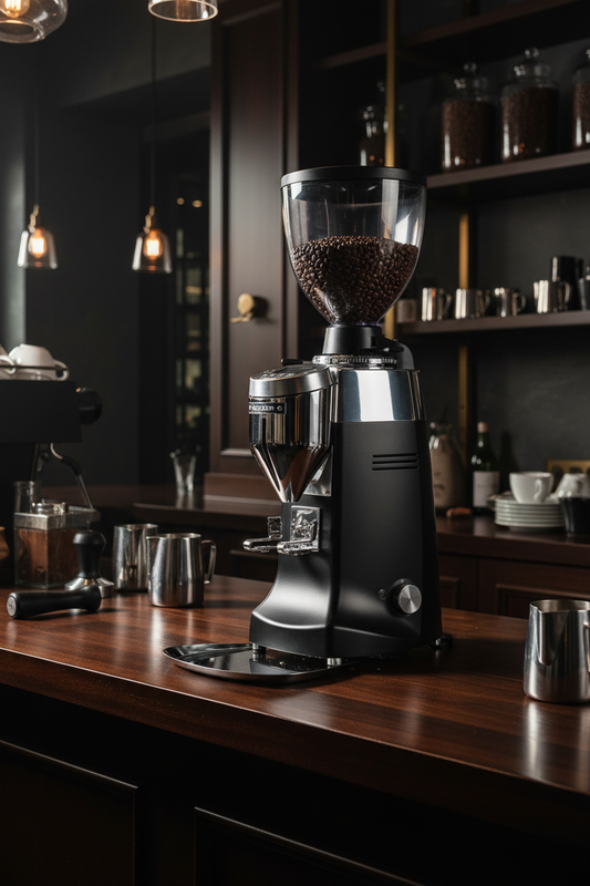 Mazzer Robur S in upscale specialty coffee roastery