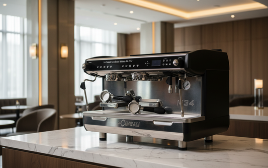 La Cimbali M34 in luxury hotel café