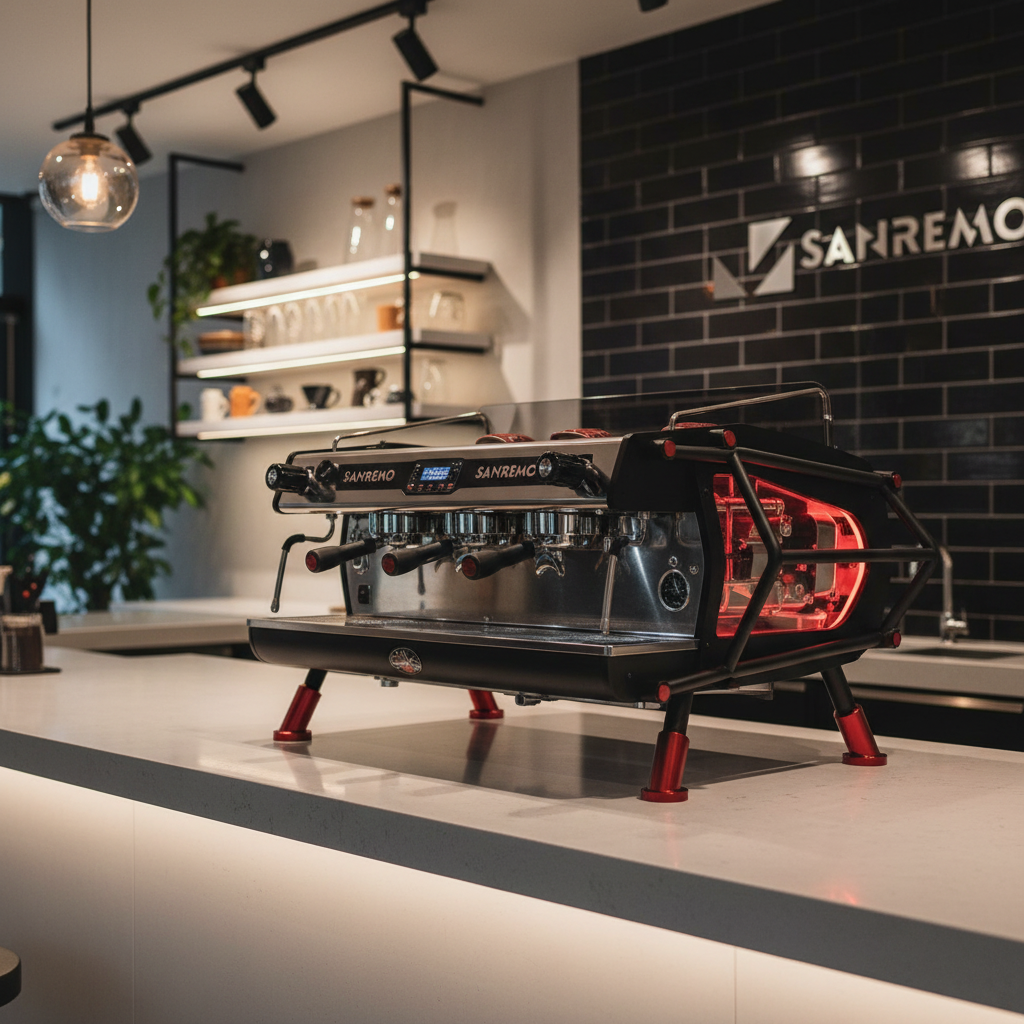 Sanremo Cafe Racer in contemporary coffee bar