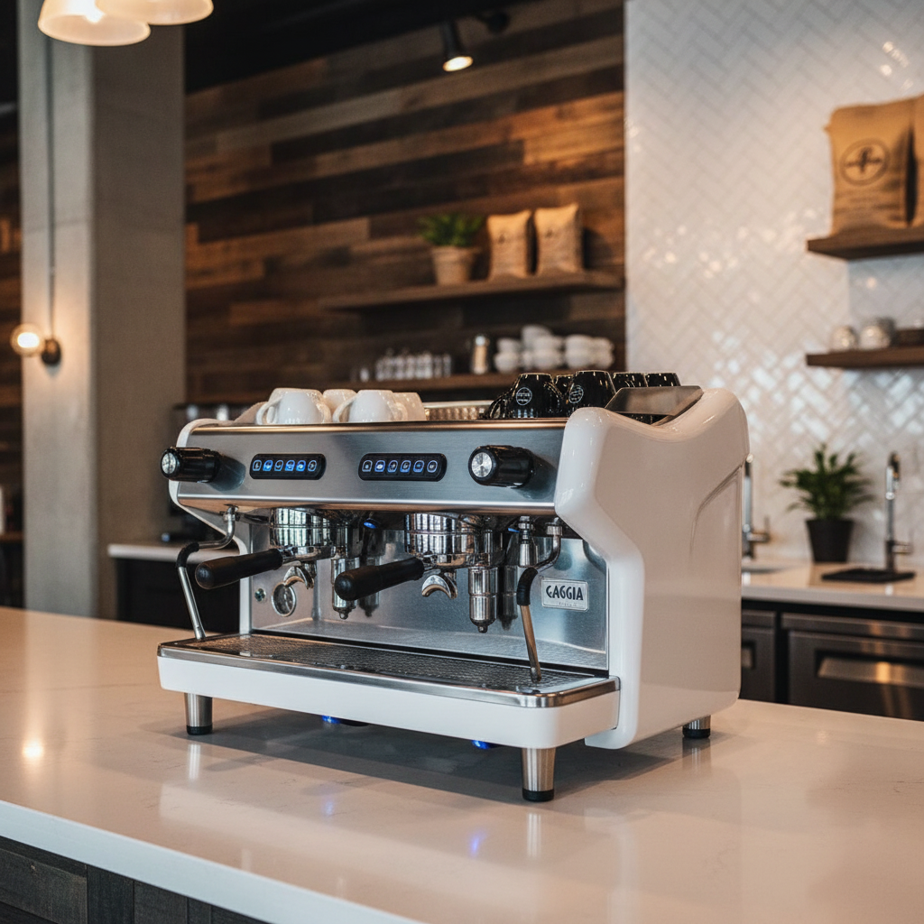 Gaggia La Giusta in elegant coffee bar