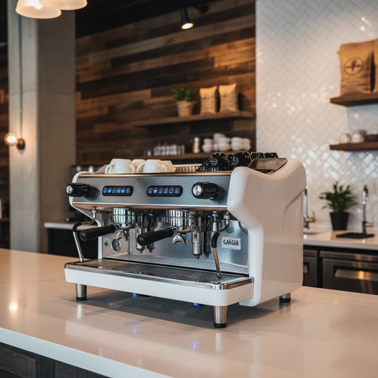 Gaggia La Giusta in elegant coffee bar