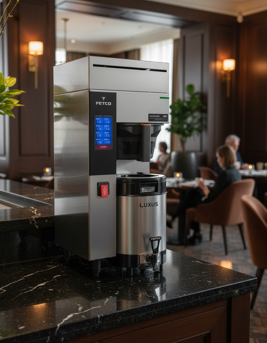 Fetco Coffee Brewer in Restaurant Setting