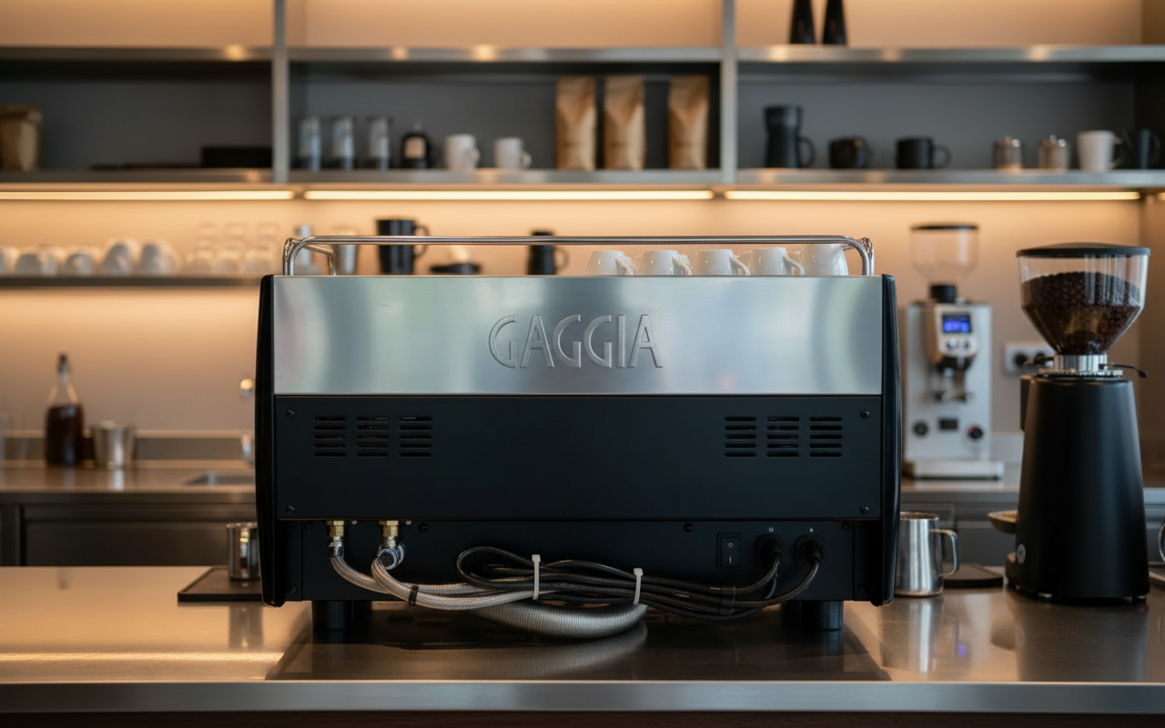 Rear View in Professional Workspace