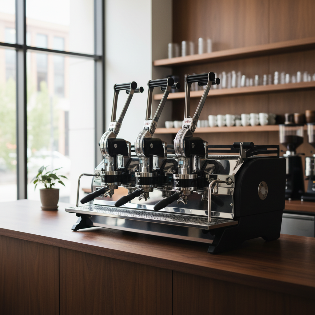 La Marzocco Leva X in premium café setting