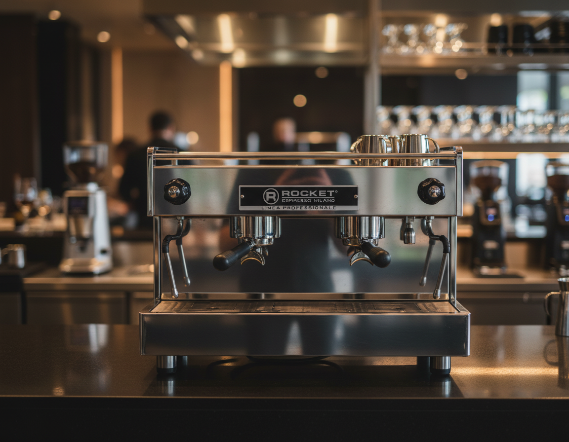 Rocket Boxer A1 - 1 Group Commercial Espresso Machine with Shot Timer